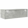vidaXL TV Cabinet Concrete Grey 80x31x25.5 cm Engineered Wood