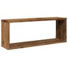 vidaXL Wall Cube Shelves 6 pcs Old Wood 60x15x23 cm Engineered Wood