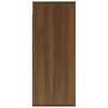 vidaXL Wall Cabinet Brown Oak 80x33x80 cm Engineered Wood