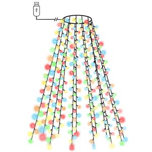 vidaXL Tree Light | Colourful | PVC | 150 cm Tree Height