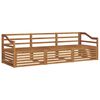 vidaXL Outdoor Sofa Set 3 pcs Natural Solid Acacia Wood