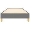 vidaXL Box Spring Bed Frame Dark Grey Single Fabric (UK/IE/FI/NO only)