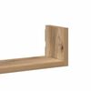 vidaXL Wall Shelf 3 pcs Artisian Oak Engineered Wood