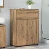 vidaXL Bathroom Cabinet with Drawer Artisan Oak 72.5 x 36.5 x 100 cm