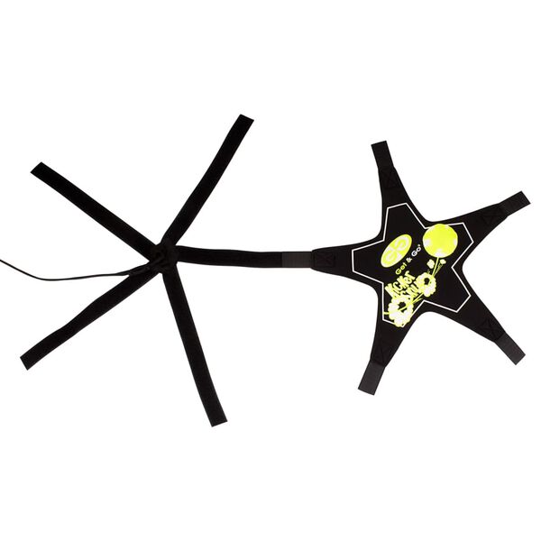 Get & Go Football Skill Trainer Black and Yellow