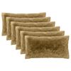 vidaXL Cushion with Pillow HEERLEN 6 pcs Light Grey PV Fleece