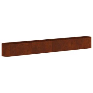 vidaXL Raised Garden Bed Weathering Steel 360 x 40x 40 cm