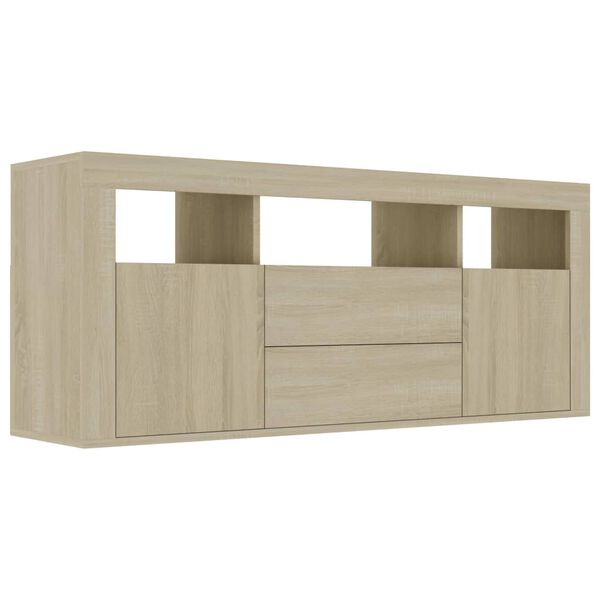 vidaXL TV Cabinet Sonoma Oak 120x30x50 cm Engineered Wood