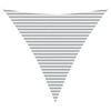 vidaXL Sun Shade Sail Light Grey and White 4.5 x 4.5 x 4.5 m