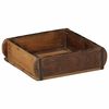 vidaXL Tray with Storage Brown 29 x 31 x 10 cm Solid Reclaim Wood