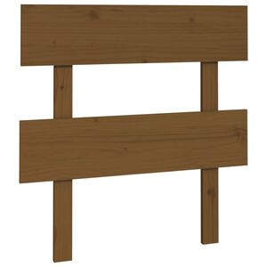 vidaXL Bed Headboard Honey Brown 93,5x3x81 cm Solid Wood Pine
