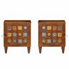 vidaXL Bedside Cabinet 2 pcs Brown 40 x 33 x 46 cm Solid Mango Wood