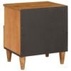 vidaXL Bedside Cabinet Light Brown 40 x 33 x 46 cm Solid Acacia wood