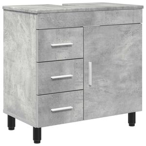 vidaXL Bathroom Vanity Unit Concrete Grey 60 x 35 x 60 cm