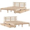 vidaXL Bed Frame with Drawers without Mattress 160x200 cm