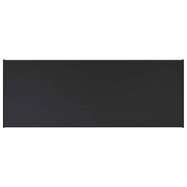 vidaXL Window Sill Anthracite with Wood Grain 60 x 35 x 4.5 cm PVC
