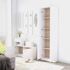 vidaXL Hallway Furniture Set White Engineered Wood
