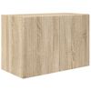 vidaXL TV Wall Cabinet Set 4 pcs Sonoma Oak Engineered Wood