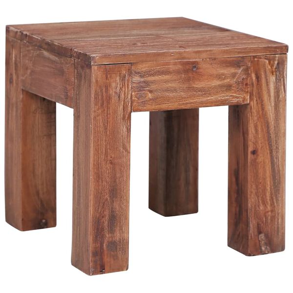 vidaXL Coffee Table 30x30x30 cm Solid Mahogany Wood