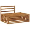 vidaXL Outdoor Sofa Set 3 Piece Natural Solid Acacia Wood