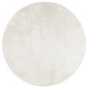 vidaXL Rug OVIEDO Short Pile Cream &Oslash; 80 cm