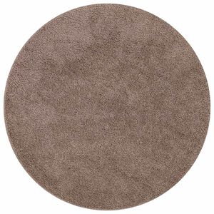 vidaXL Anti-slip Shaggy Rug Brown 120 x 120 cm PP