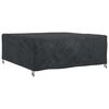 vidaXL Furniture Cover Plain Black 200 x 190 x 85 cm 420D