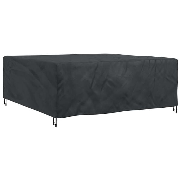 vidaXL Furniture Cover Plain Black 200 x 190 x 85 cm 420D