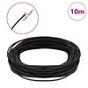 vidaXL Leather Cord Dark Brown &Oslash;1 mm x 10 m Leather