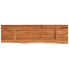 vidaXL Wall Shelf 70x20x2.5 cm Rectangular Solid Wood Acacia Live Edge