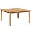vidaXL Coffee Table Brown 85 x 85 x 45 cm Solid teak wood