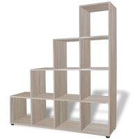 vidaXL Staircase Bookcase/Display Shelf 142 cm Oak