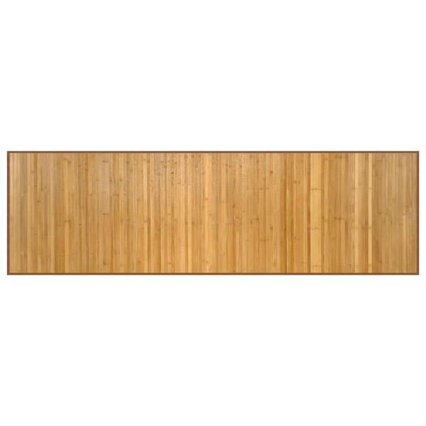 vidaXL Rug Rectangular Natural60x200 cm Bamboo