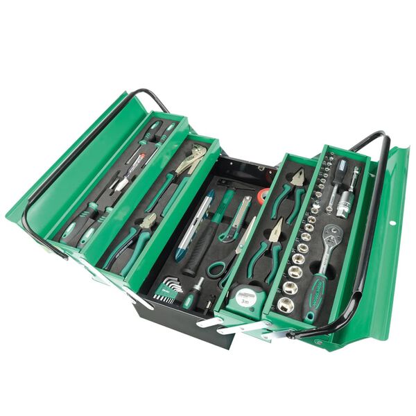 Br&uuml;der Mannesmann 88 Piece Tool Box Metal Filled