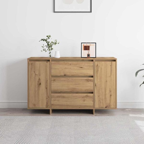 vidaXL Sideboard Artisan Oak 120 x 41 x 75 cm Engineered Wood
