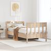 vidaXL Bed Frame without Mattress 100x200 cm Solid Wood Pine