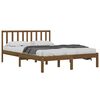 vidaXL Bed Frame without Mattress Honey Brown Solid Wood Pine 200x200 cm