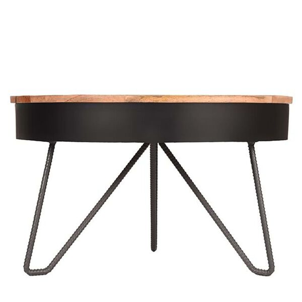 LABEL51 Coffee Table Saria 80x49 cm Black