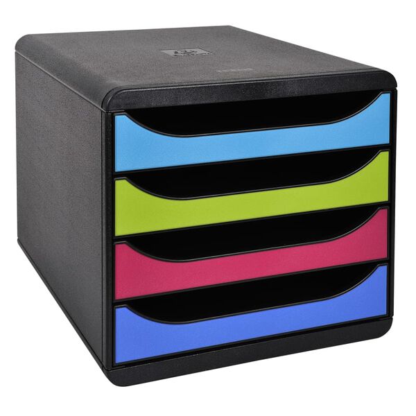 Exacompta Big-Box Desktop Drawer Set 1928 Climate Neutral with 4 Drawers