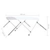 vidaXL 2 Bow Bimini Top White 180x130x110 cm