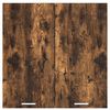 vidaXL Hanging Cabinet Riga Smoked Oak 80 x 31 x 80 cm Engineered Wood