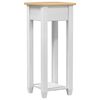 vidaXL Plant Stand White 30 x 30x 73 cm Solid Pine Wood