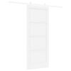 vidaXL Sliding Door ORKDAL White 83 x 202 cm Solid Pine Wood