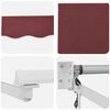 vidaXL Automatic Retractable Awning Burgundy 300x250 cm