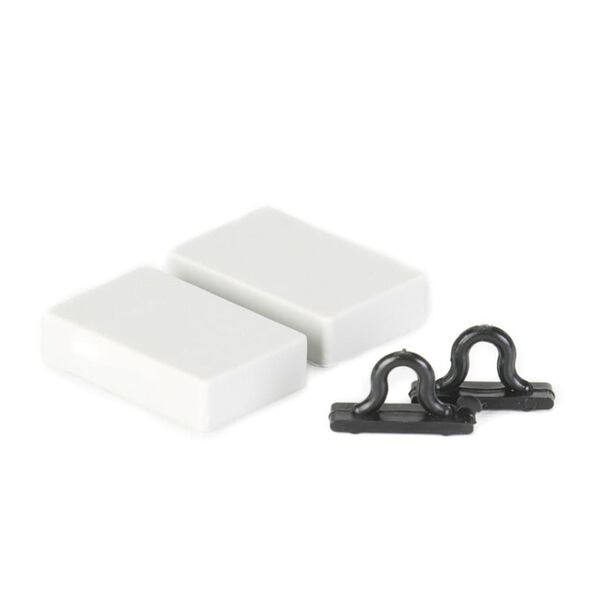 Travellife Fly Curtain for Door Chenille Stripe 185x56 cm Grey and White