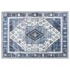 vidaXL Rug ORIZ Dark Blue 140 x 200 cm 100% Polyester