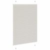 vidaXL Pleated Blind Light Grey 85x150 cm Fabric Width 84.4 cm Polyester