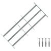 Adjustable Security Grille for Windows with 3 Crossbars 700-1050 mm