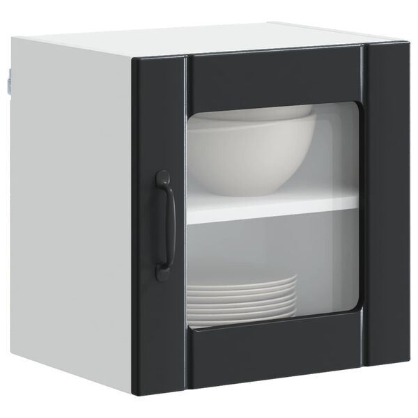 vidaXL Kitchen Cabinet Black 40 x 31 x 40 cm Engineered Wood