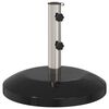 vidaXL Parasol Base for 40-50 mm Pole 26.75 kg Black for 40-50 mm Pole